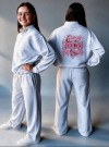 Mysen mini/Peewee lysegrå happy halfzip  thumbnail