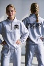 Eagles happy half zip lys grå  thumbnail