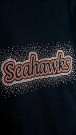Seahawks slimjakke m/ rhinestone logo  thumbnail