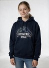 Svolvær drill Navy hettegenser med rhinestones thumbnail