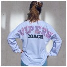 Vipers hvit spirit jersey med sequins thumbnail