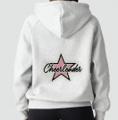  Hettejakke Cheerleader - Grå (Rhinestones) thumbnail