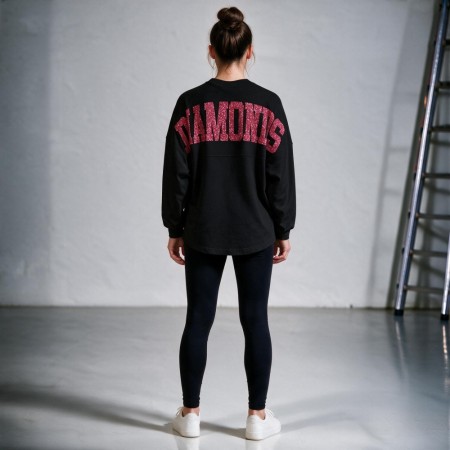 Diamonds cheersport svart spirit jersey