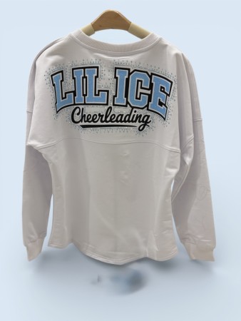 Ice cheerleading hvit jersey 