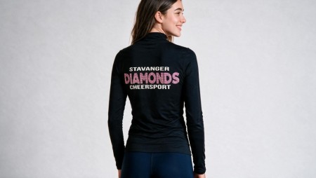Diamonds cheersport slimjakke - sequins
