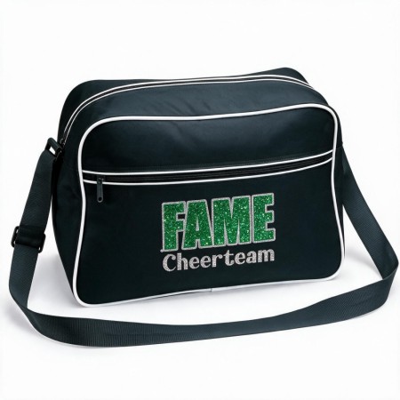 Fame treningsbag med glitterlogo