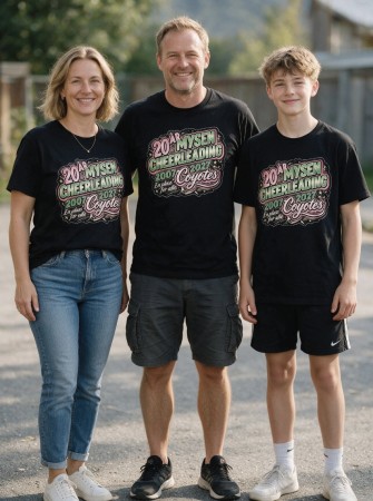 Mysen Cheerleading jubileum t-skjorte  