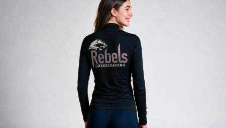 Rebels slimjakke med rhinestones