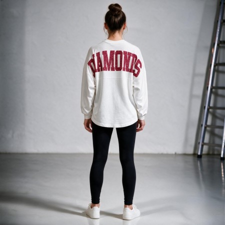 Diamonds cheersport hvit spirit jersey