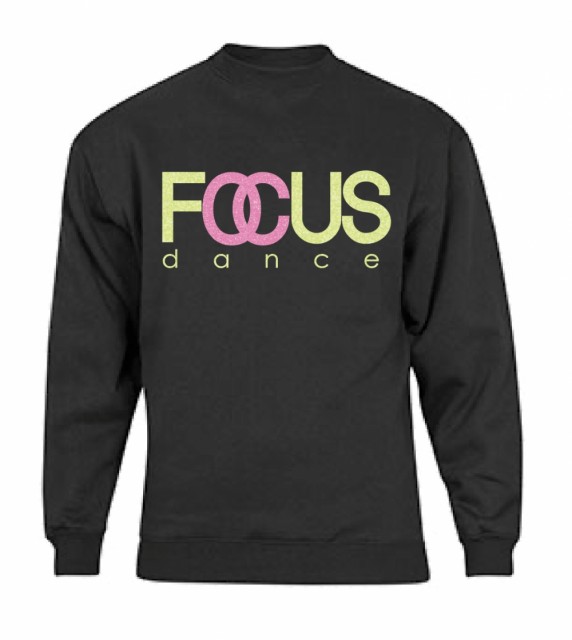 Focus dance svart collegegenser