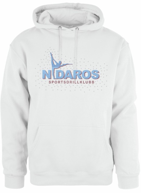 Nidaros hvit hettegenser