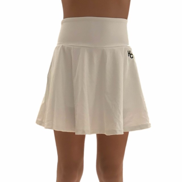 Treningskjørt hvitt