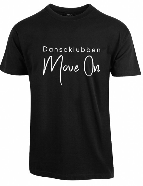 Danseklubben Move On svart t-skjorte
