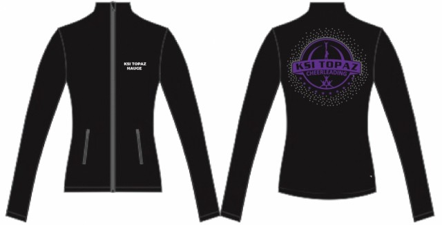 KSI Topaz slimjakke rhinestones