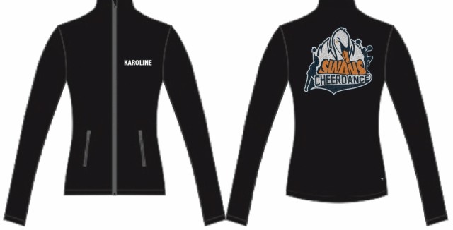 Swans Cheerdance slimjakke - rhinestones