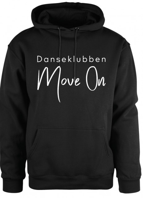 Danseklubben Move On svart hettegenser