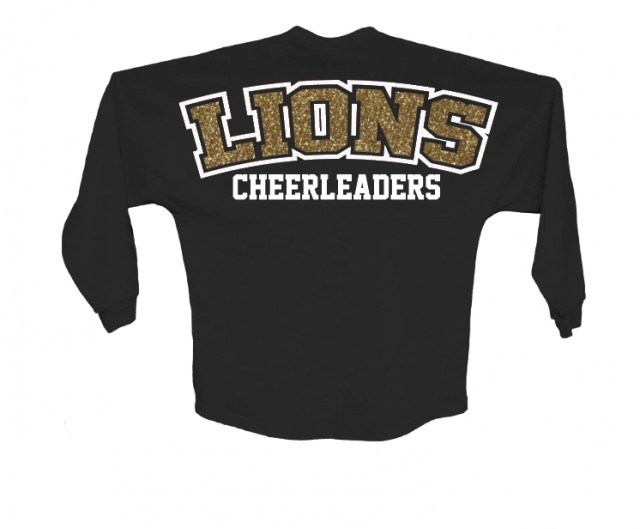 Lions svart spirit jersey